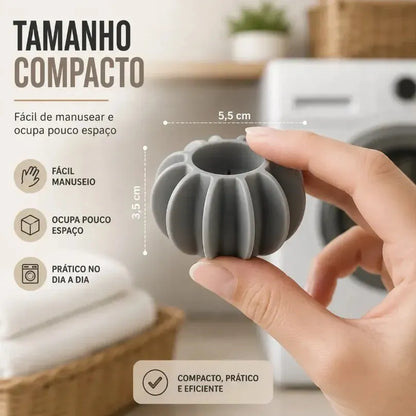 4 Esferas Bolas Removedora Pelos Máquina Lavar Reutilizável Branco, Cinza