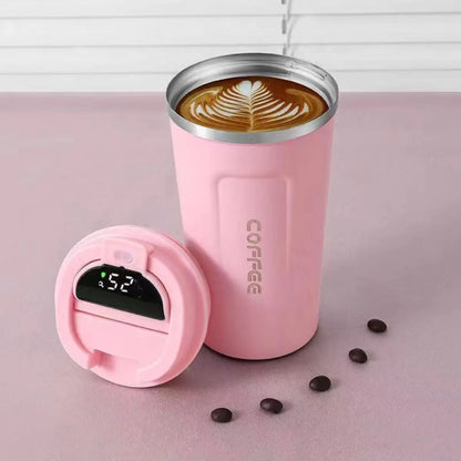 Caneca Copo Termico Coffee Inox Com Tampa Anti-vazamento