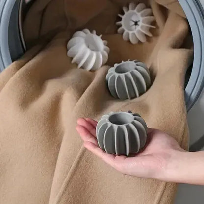 4 Esferas Bolas Removedora Pelos Máquina Lavar Reutilizável Branco, Cinza