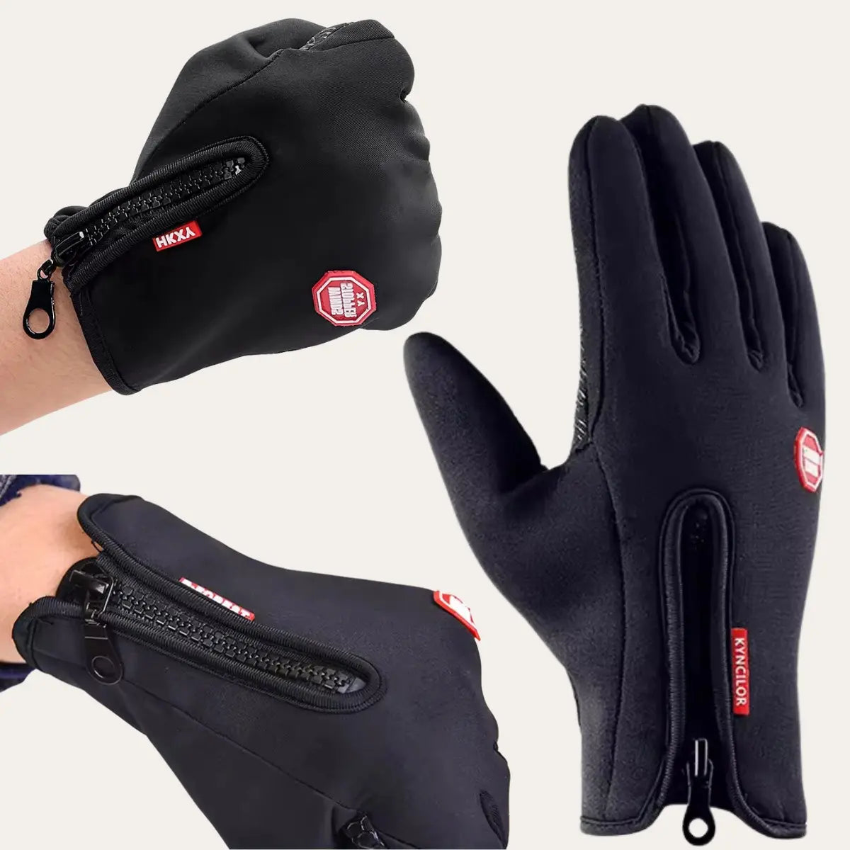 Luva Motoboy Térmica Touch Screen Impermeável Motoqueiro