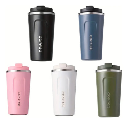 Caneca Copo Termico Coffee Inox Com Tampa Anti-vazamento