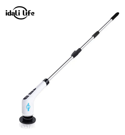 Escova De Limpeza Elétrica 9 Em 1 Recarregável Idali Life Branco