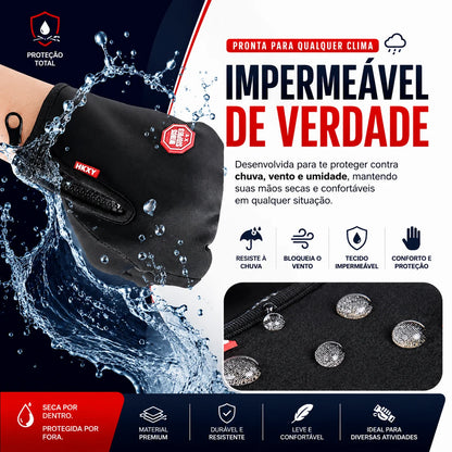 Luva Motoboy Térmica Touch Screen Impermeável Motoqueiro